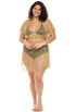 V-NECK DOLMAN SLEEVE TUNIC - ELANUR - PLUS SIZE